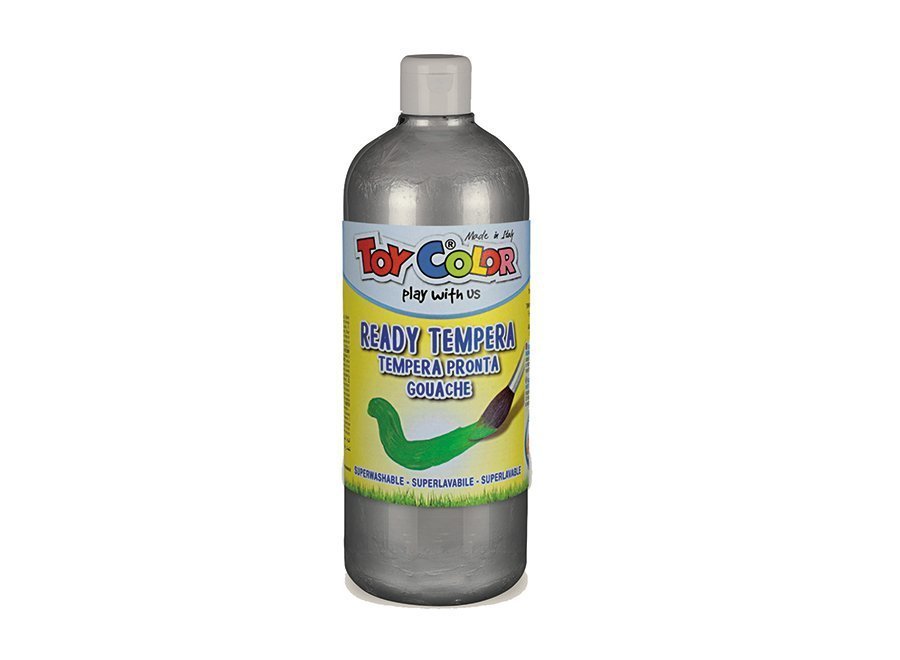 Toy Color superwashable tempera 1000 ml  - Metallic silver