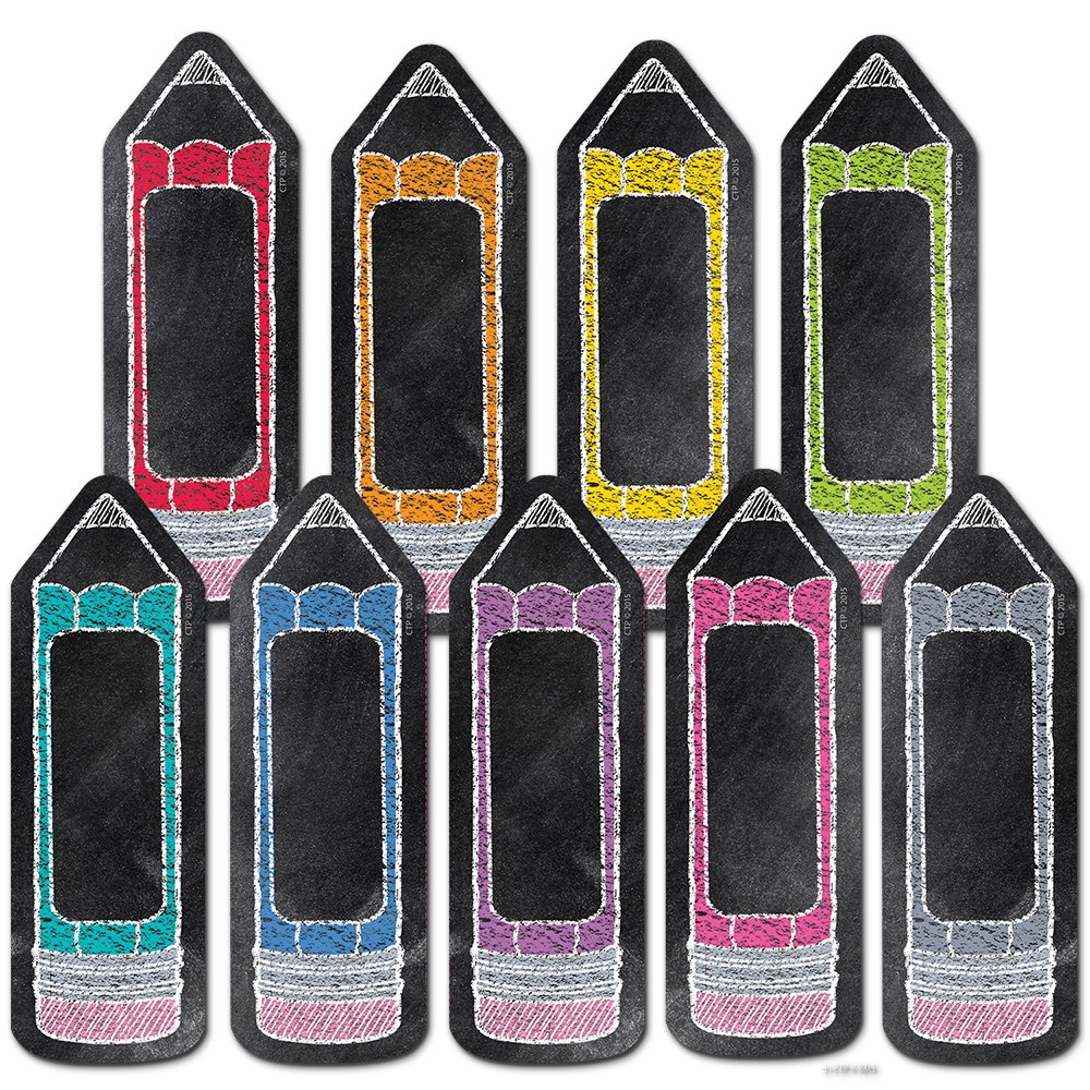 Chalk It Up! Pencil 6" Designer Cut-Outs CTP-0859