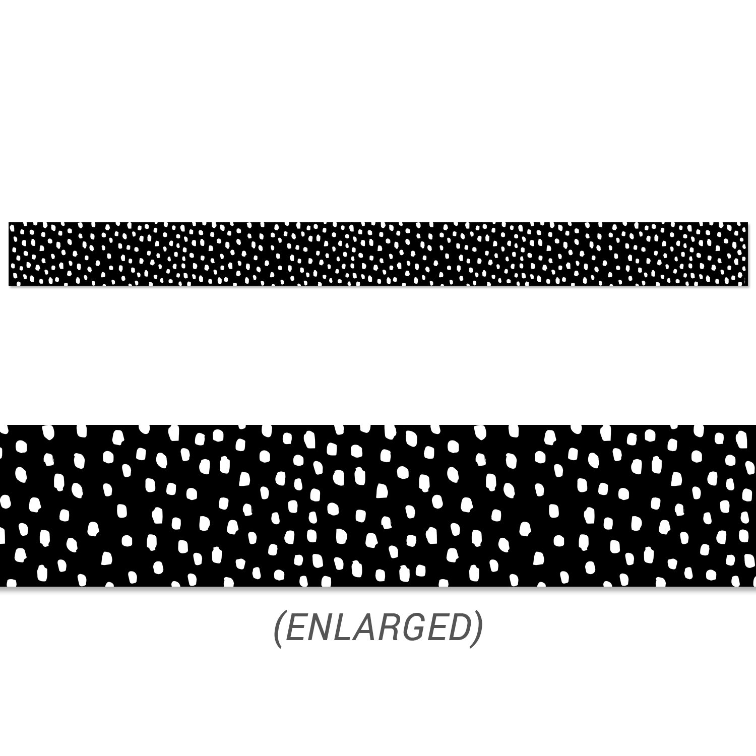 Messy Dots on Black Border CTP-10078