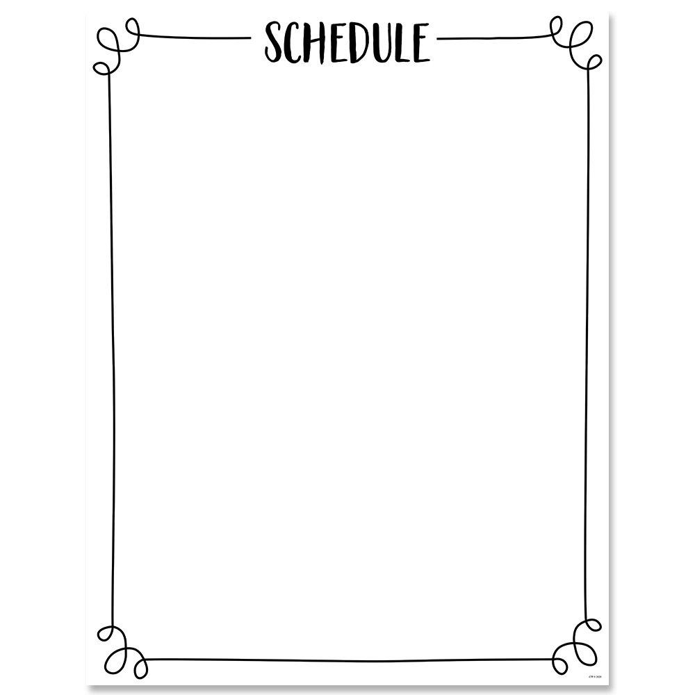 Schedule Chart CTP-10182