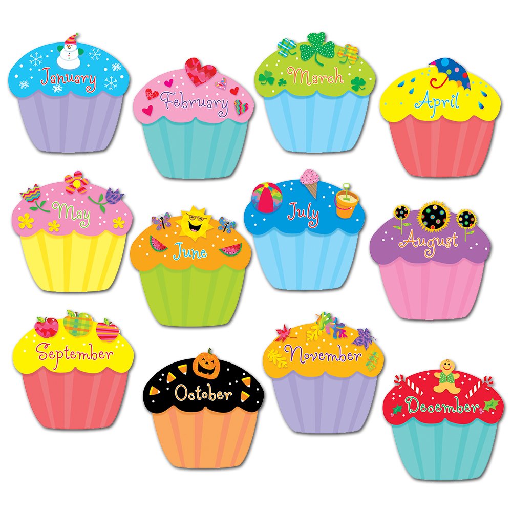 Cupcakes 6" Designer Cut-Outs CTP-1795