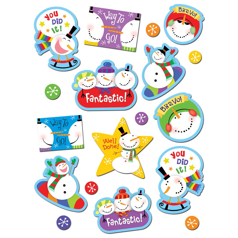 Snowmen Stickers CTP-4115