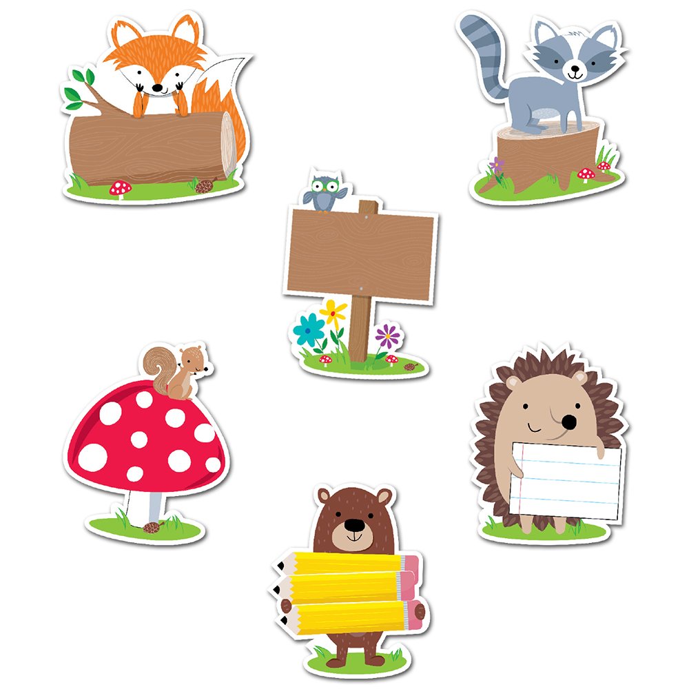 Woodland Friends 6" Designer Cut-Outs CTP-6099