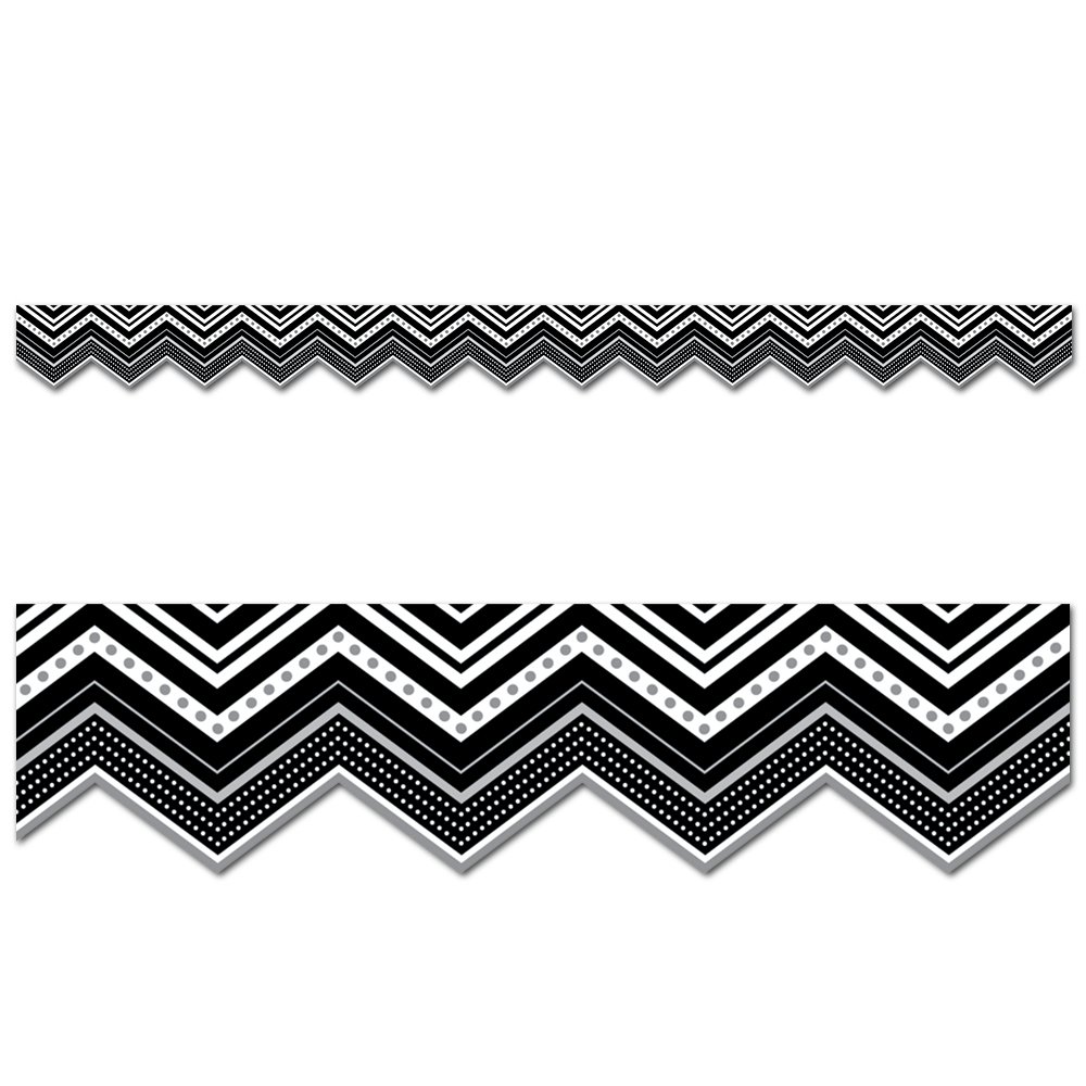 BW Chevron Border CTP-7118