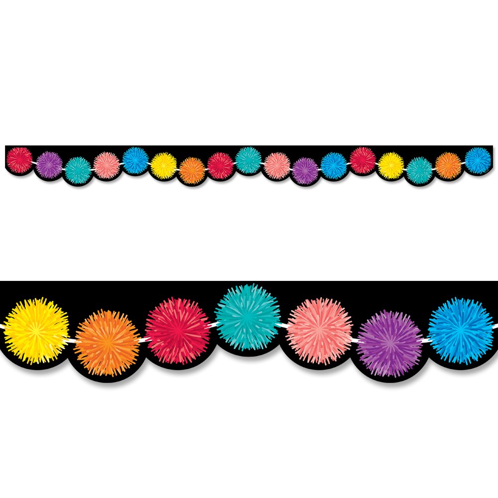 Pom-Poms Border CTP-8408