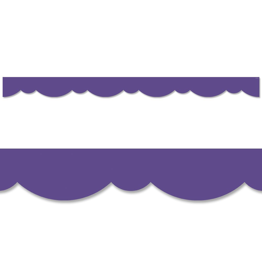 Ultra Violet Stylish Scallops Border CTP-8571