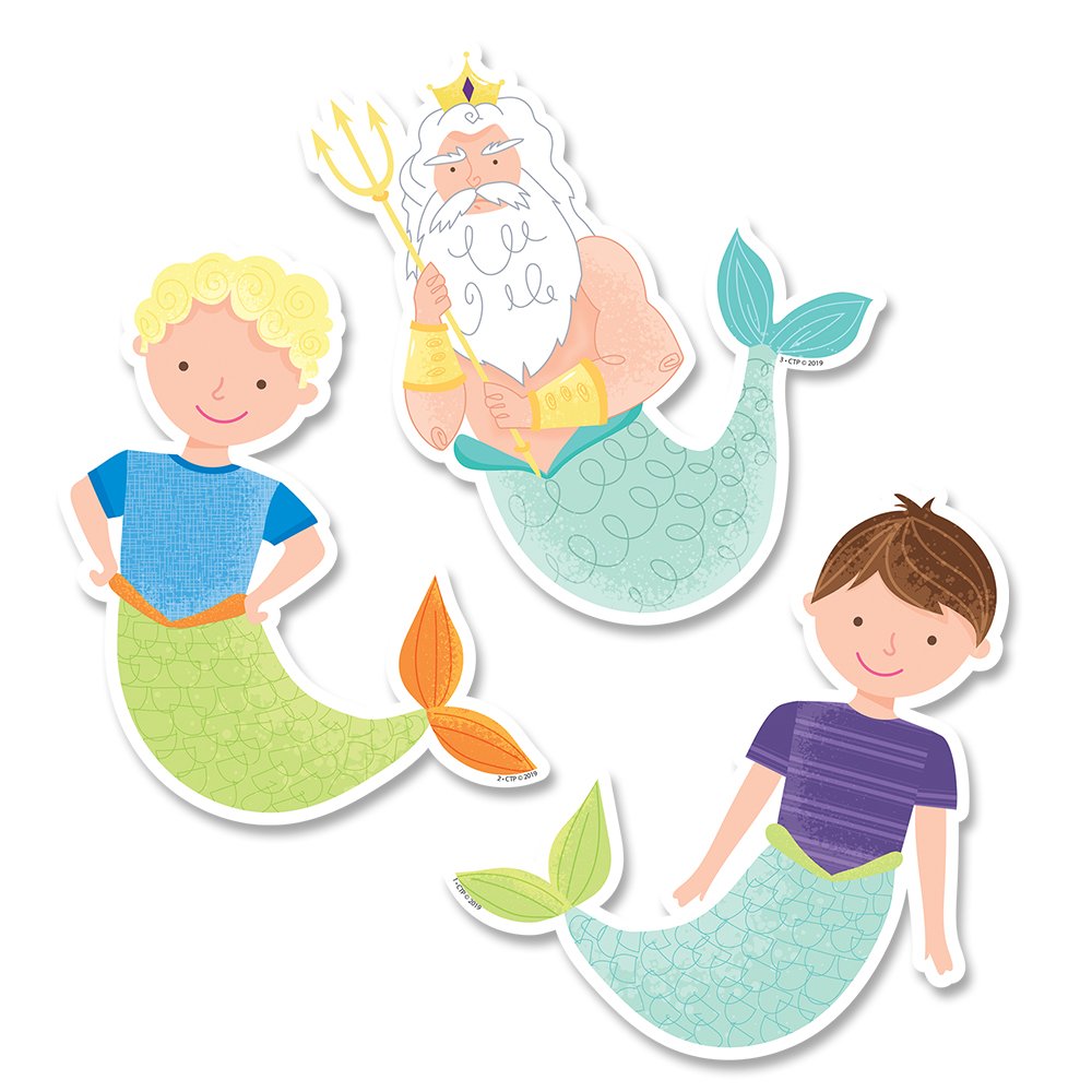 King Neptune & Friends 6" Designer Cut-Outs CTP-8659