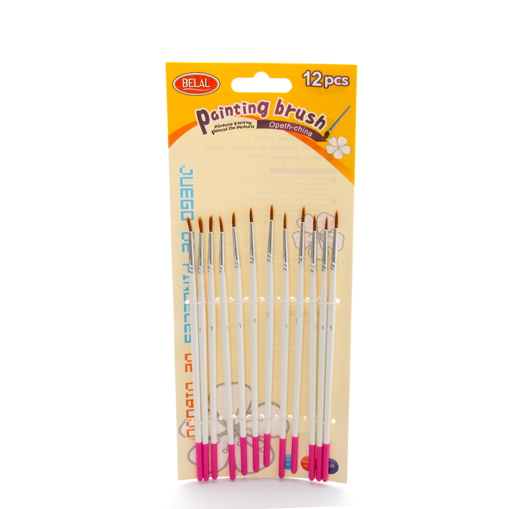 Belal 1-251 Drawing Painting Brush 12 Pieces Set