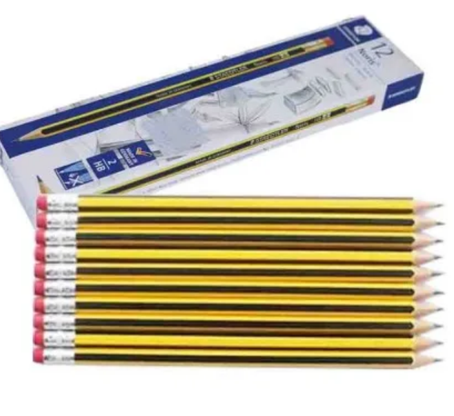 Staedtler قلم رصاص اتش بى عدد  12 قطعة