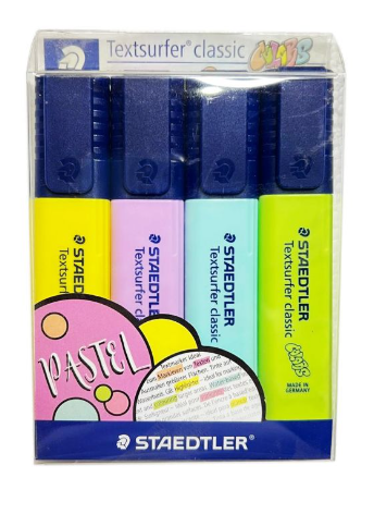 Staedtler four pastel highlighter set