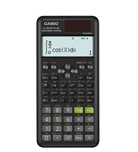 Casio Calculator FX 991ESPLUS 2WDTV Scientific Black