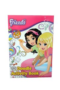 Lined Notebook 60  sheets - friends - A4