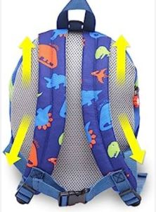 صن فينو - حقيبة ظهر كبيرة للأطفال - أزرق ديناصور