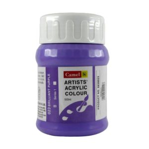 Camel Artists Acrylic Colour Series 1:500ml Bottle Brilliant Purple
