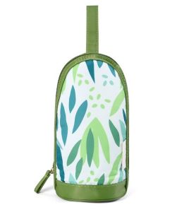Little Story Insulated Bottle Bag - Green Tropical
