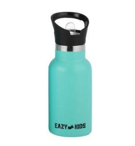 زجاجة مياه ستانلس ستيل للأطفال من إيزي 350 مل - أزرق