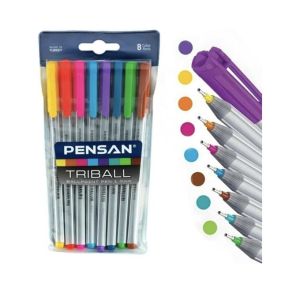 Pensan Ball Point Pens Set - 8 Pcs
