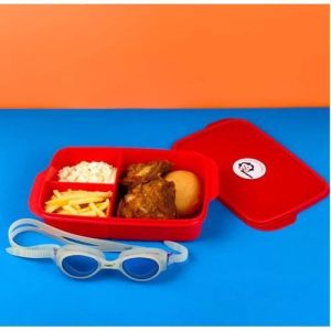 Banana Lunch Box -red -1L- 1pc
