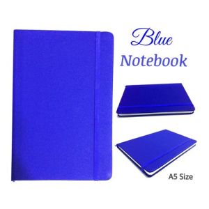 Amana - Notebook A5 - Cream Paper - Soft Leather - Blue