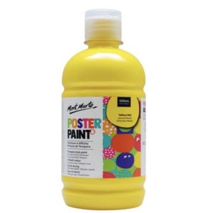 Mont Marte, Poster Paint,  Yellow Mid Color - 500 Ml