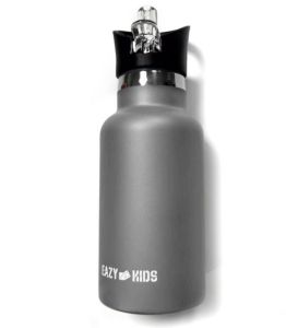 Eazy Kids Stainless Steel Water Bottle 350ml - Grey