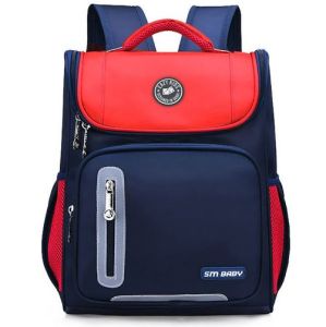حقيبة مدرسية مريحة للأطفال من إيزي - أحمر في أزرق