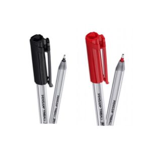 قلم Pensan Triball - 1.0 ملم - 24 قطعة - أحمر وأسود - في علبتين