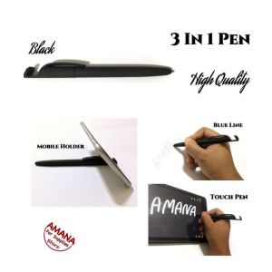 قلم للكتابة والأجهزة الذكية - تصميم انسيابي - 4 قطع