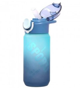 زجاجة مياه للأطفال من إيزي 500 مل مقبض بالوزن - أزرق