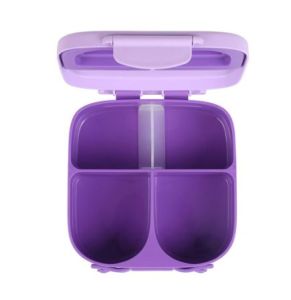 Eazy Kids Bento Lunch Box w/t handle- Purple