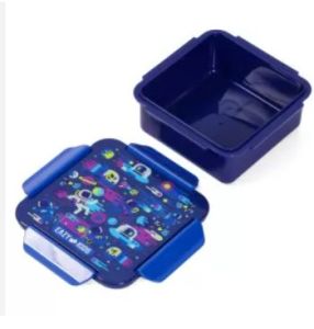 صندوق غداء للأطفال من إيزي ، رواد الفضاء - أزرق ، 650 مل