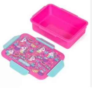 Eazy Kids Lunch Box,  Unicorn Desert - Pink, 850ml