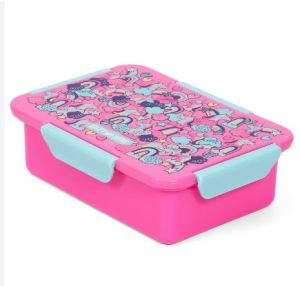 Eazy Kids Lunch Box, Unicorn  - Pink, 850ml