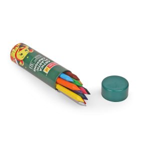 أقلام تلوين كاميل البلاستيكية عبوة من 12 لونًا سداسيًا من القصدير