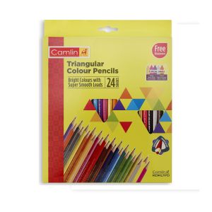 Camlin Triangular Colour Pencil 24 Assorted 