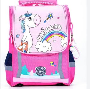 Eazy Kids School Bag Unicorn - Princess Pink