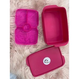  Banana - Divided 2 Levels LunchBox - 1.5 L - 1 Pc - Pink