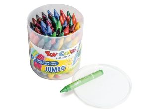 Toy Color Jumbo wax crayons - 50pcs