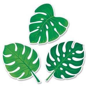 Palm Paradise Monstera Leaves 6 Inch Designer Cut-Outs CTP-10224