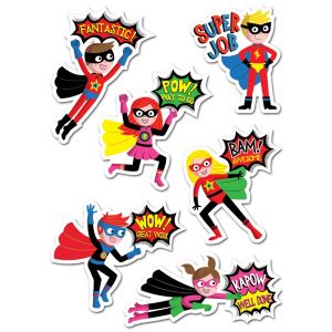 Superhero Reward Stickers CTP-4402