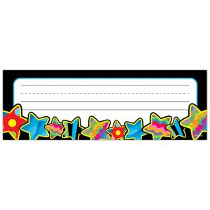 Poppin' Patterns Stars Name Plate CTP-4520