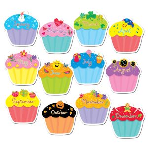 Cupcakes 10" Jumbo Designer Cut-Outs CTP-5938