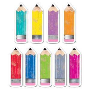 Upcycle Style Pencils 6" Designer Cut-Outs CTP-6592