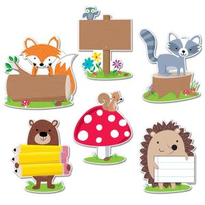 Woodland Friends 10" Jumbo Designer Cut-Outs CTP-7048