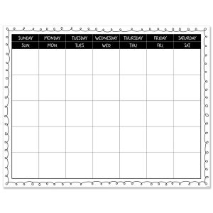 Loop-de-Loop Calendar Chart CTP-8458