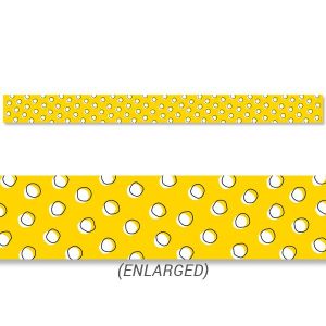 Doodle Dots on Yellow Border CTP-8490