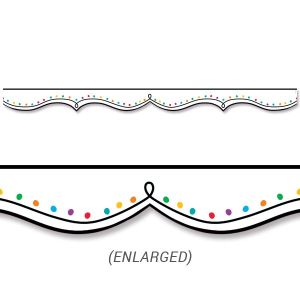 Color-Dotted Swirl Border CTP-8495