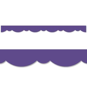 Ultra Violet Stylish Scallops Border CTP-8571