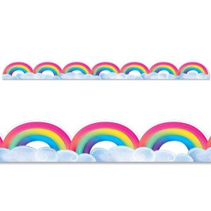 Rainbows & Clouds Border CTP-8674
