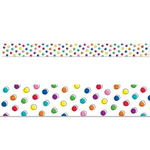 Doodle Dots on White Border CTP-8757